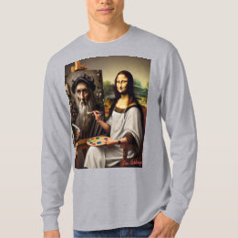 Mona Does da Vinci Long Sleeve T-Shirt