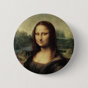 Mona Lisa 2 Inch Round Button