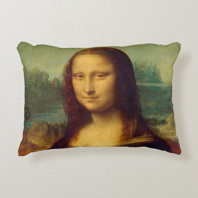 Mona Lisa Accent Pillow (Front)