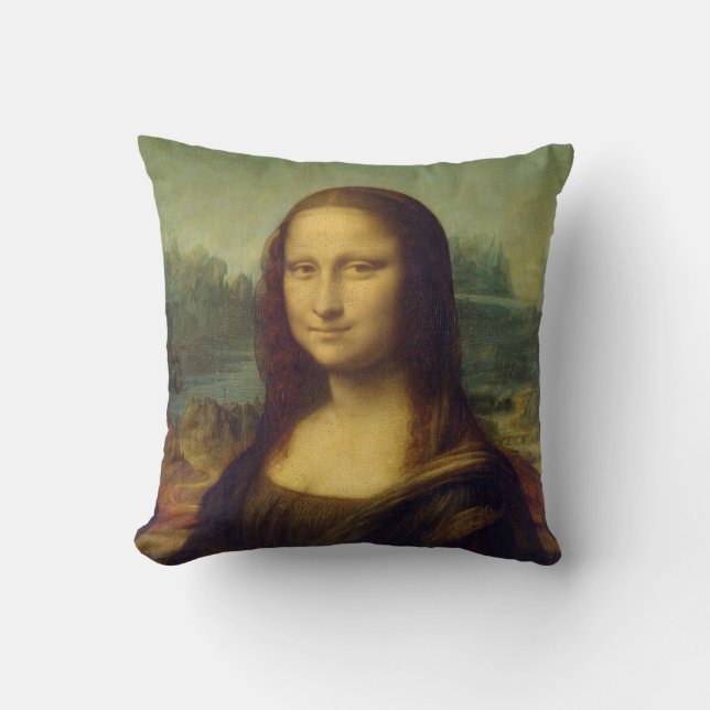 Mona Lisa American MoJo Pillow (Front)