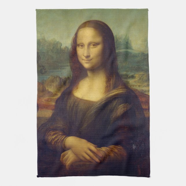 Mona Lisa American MoJo Serviette de cuisine (Vertical)