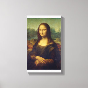 Mona Lisa-An aerwork by Leonardo De Vinci Canvas Print