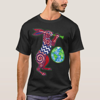 Mona Lisa and Vincent van Gogh Fine Art Parody Por T-Shirt