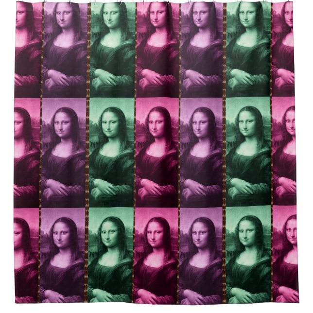 Mona Lisa Animal Print Green Pink Purple (Front)