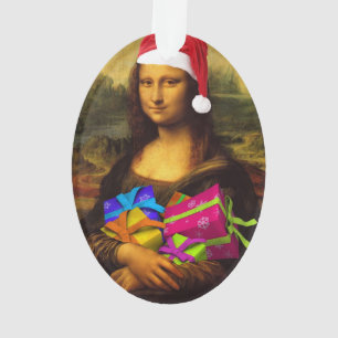 Mona Lisa Arrive Comme Père Noël