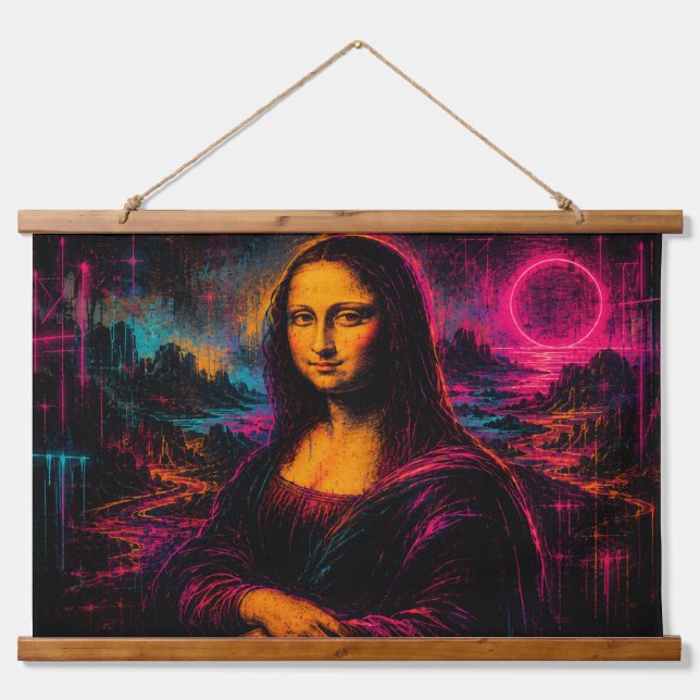Mona Lisa Art Hanging Tapestry (Front)