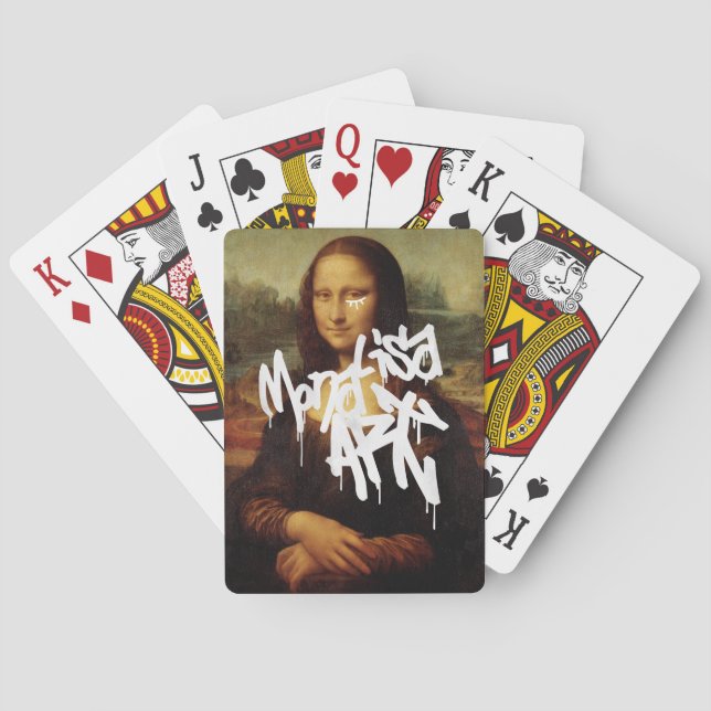 Mona Lisa Art Playing Cards (Back)