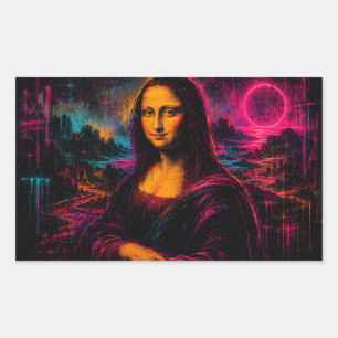 Mona Lisa Art Sticker
