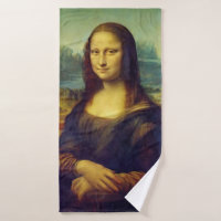 Mona Lisa Bath Towel