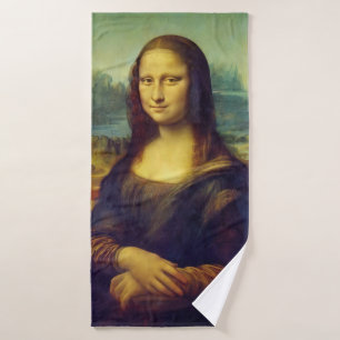 Mona Lisa Bath Towel