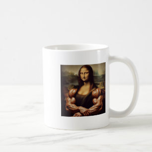 Mona Lisa Bodybuilding Funny Gift 4 Coffee Mug