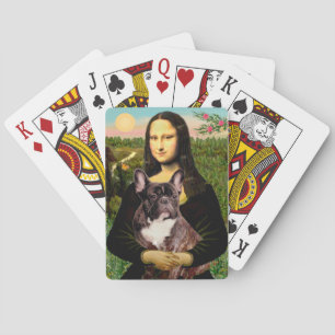 Mona Lisa - Brindle French Bulldog Playing Cards