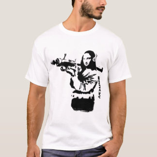 Mona Lisa Bristol Banksy funny  Long Sleeve  T-Shirt