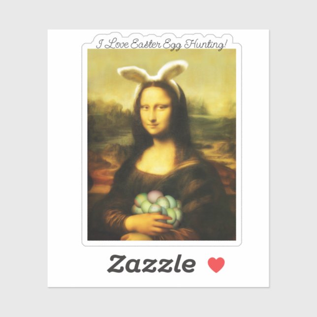 Mona Lisa Bunny Ears Easter (Sheet)