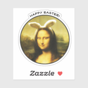 Mona Lisa Bunny Ears Easter