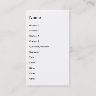 Mona Lisa Business Card