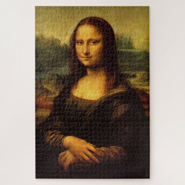 Mona Lisa by Da Vinci Jigsaw Puzzle (Vertical)