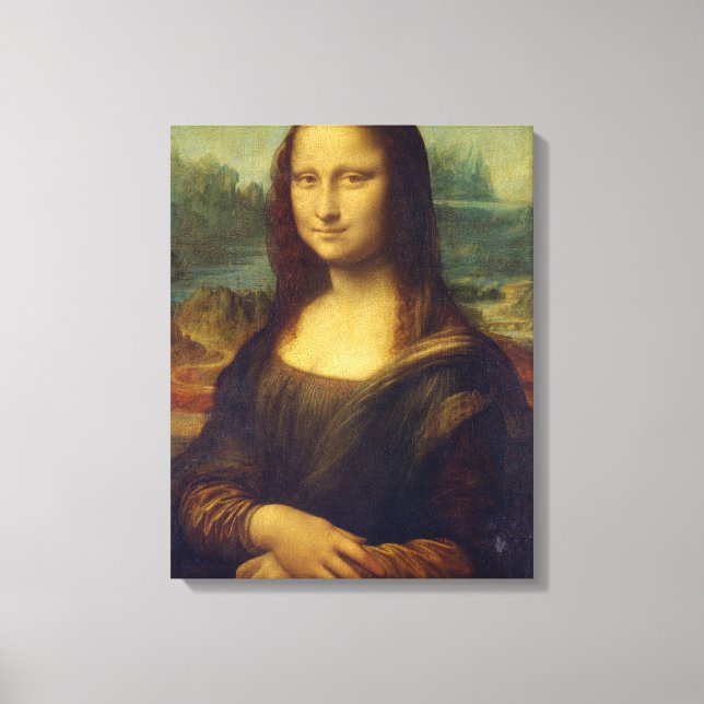 Mona Lisa by Leonardo da Vinci Canvas Print (Front)
