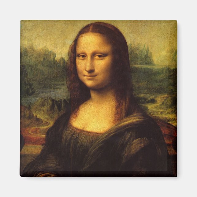 Mona Lisa by  Leonardo Da Vinci Magnet (Front)