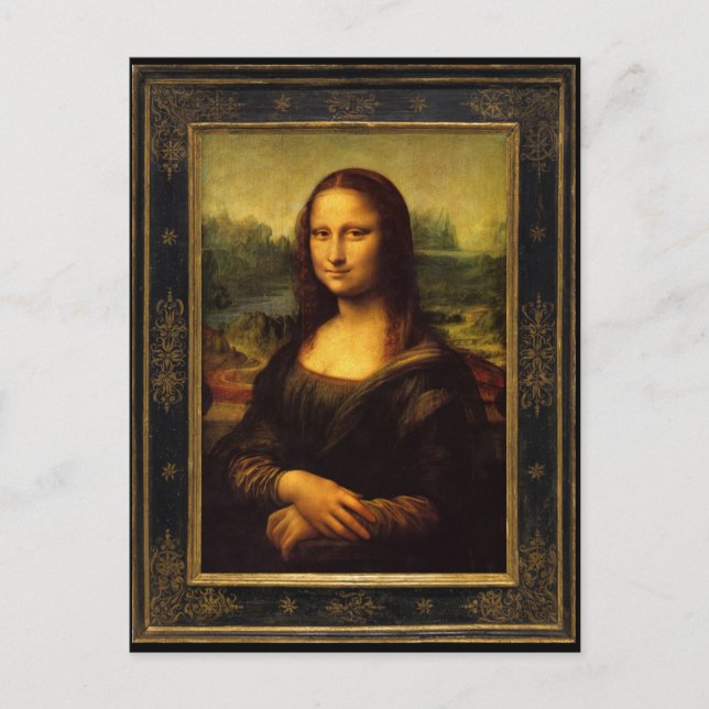 Mona Lisa by Leonardo da Vinci Postcard (Front)
