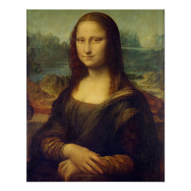 Mona Lisa By Leonardo Da Vinci Poster (Front)