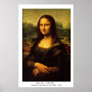 Mona Lisa by Leonardo Da Vinci Poster
