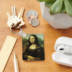 Mona Lisa by Leonardo da Vinci, Renaissance Art Keychain