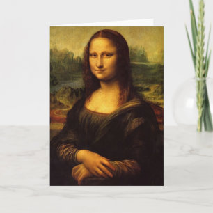 Mona Lisa by Michelangelo Greeting Card