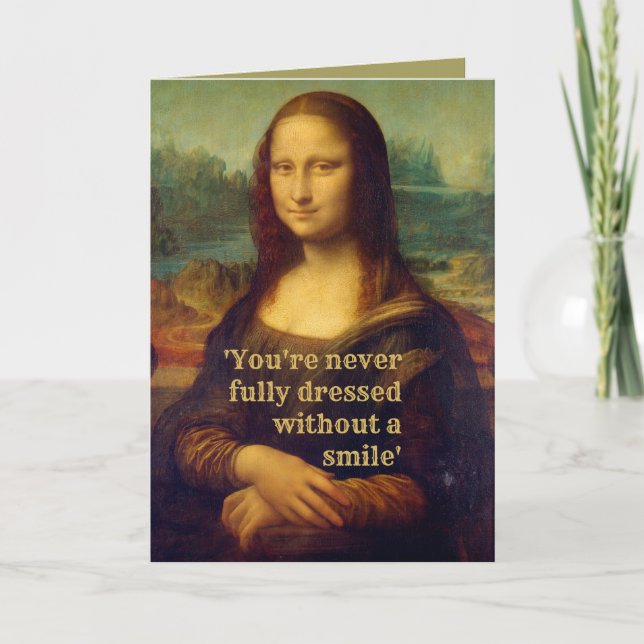 Mona Lisa Card (Front)