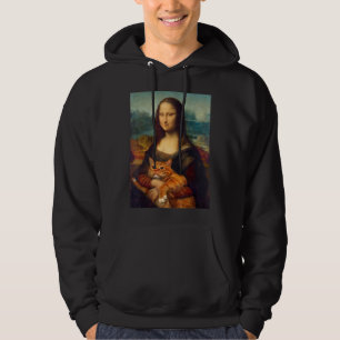 Mona Lisa + Cat T-Shirt T-Shirt Hoodie