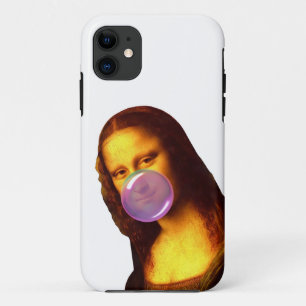 Mona Lisa Chewing gum Bubble iPhone 11 Case
