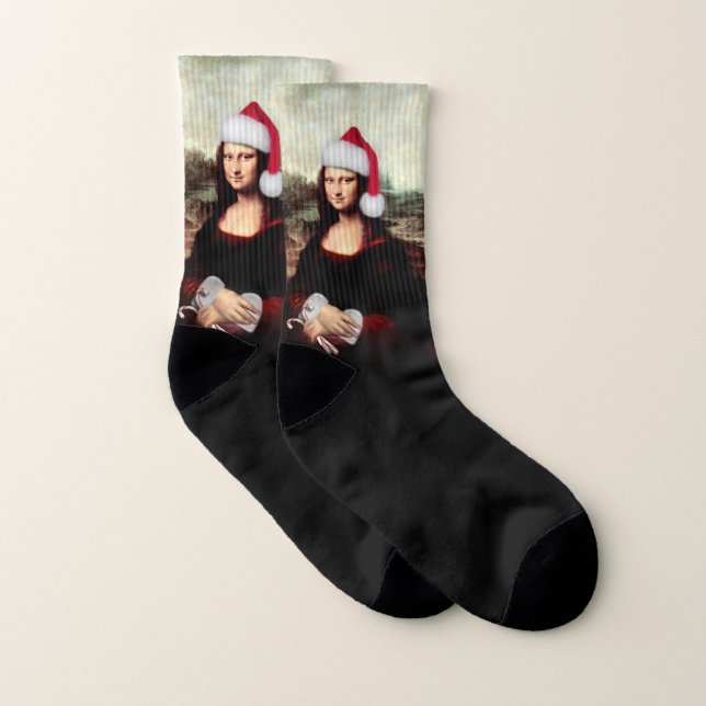 Mona Lisa Christmas Socks (Pair)