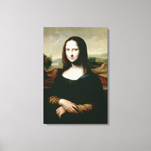 Mona Lisa, copy of the painting by Leonardo da Vin Canvas Print