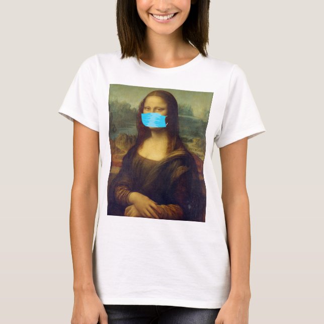 Mona Lisa covid19 T-Shirt (Front)