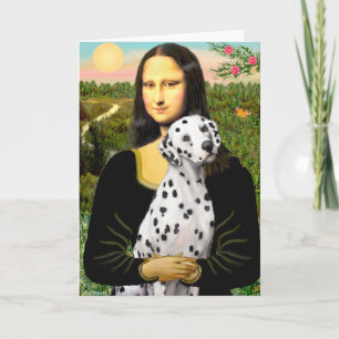 Mona Lisa - Dalmatian Card