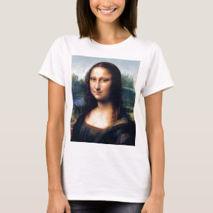 Mona Lisa (detail) by Leonardo da Vinci T-Shirt