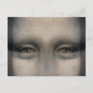 Mona Lisa Dracula Eyes Postcard