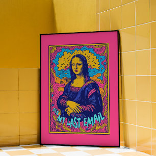 Mona Lisa Email Poster d'art mural