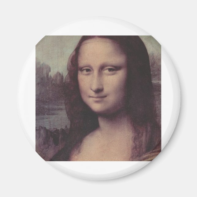 Mona Lisa Face Magnet (Front)