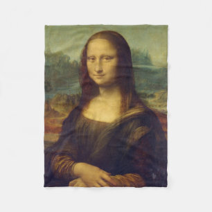 Mona Lisa Fleece Blanket