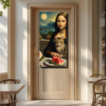 Mona Lisa &her cat - Summer vibes \