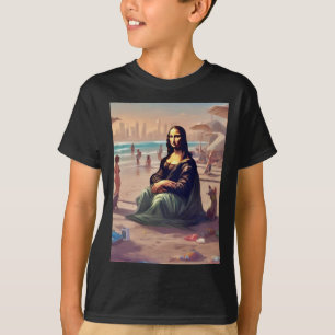 Mona Lisa Holidays In Dubai Sticker  T-Shirt