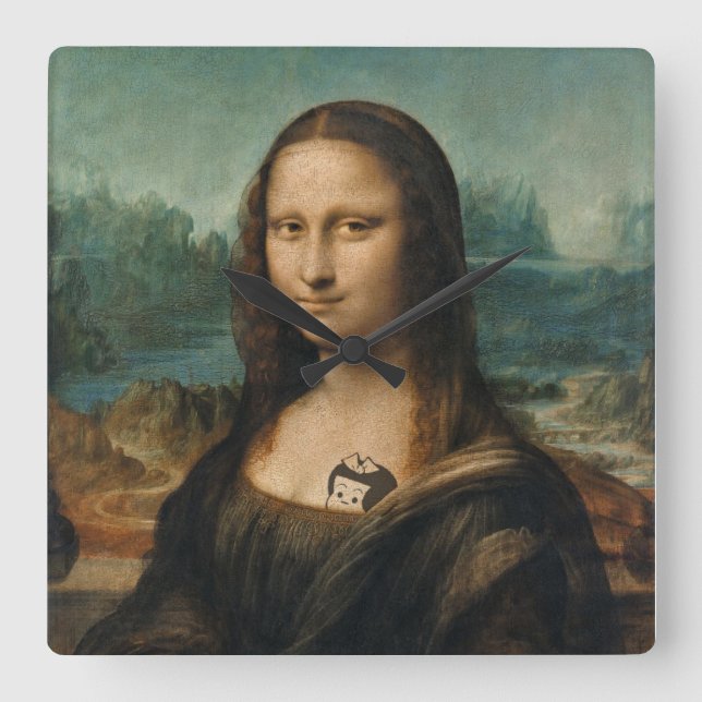 Mona Lisa, horloge murale mise à jour (Recto)