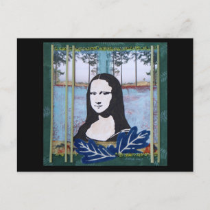 Mona Lisa in the Country Postcard