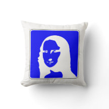Mona Lisa Informational Road Sign Art