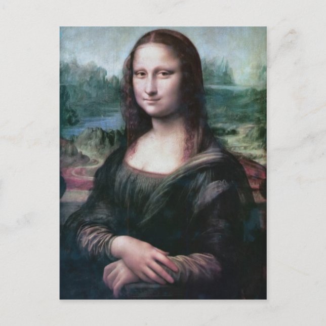 Mona Lisa la Gioconda Leonardo da Vinci postcard (Front)
