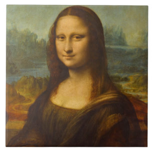 Mona Lisa, La Joconde, 1503 by Leonardo da Vinci Tile