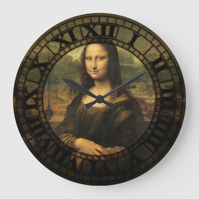 Mona Lisa Large Clock (Front)