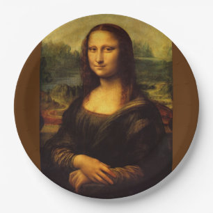 Mona Lisa ... Leonardo da Vinci ~ 1503-1517 Paper Plate