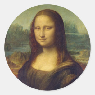 Mona Lisa - Leonardo da Vinci Classic Round Sticker